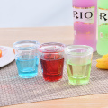 Durable Double Walled Chilling Shot Glasses, BPA Free Plastic Freezer Gel Shot Mugs Colorful Wine Glasses For Birthday, Holiday